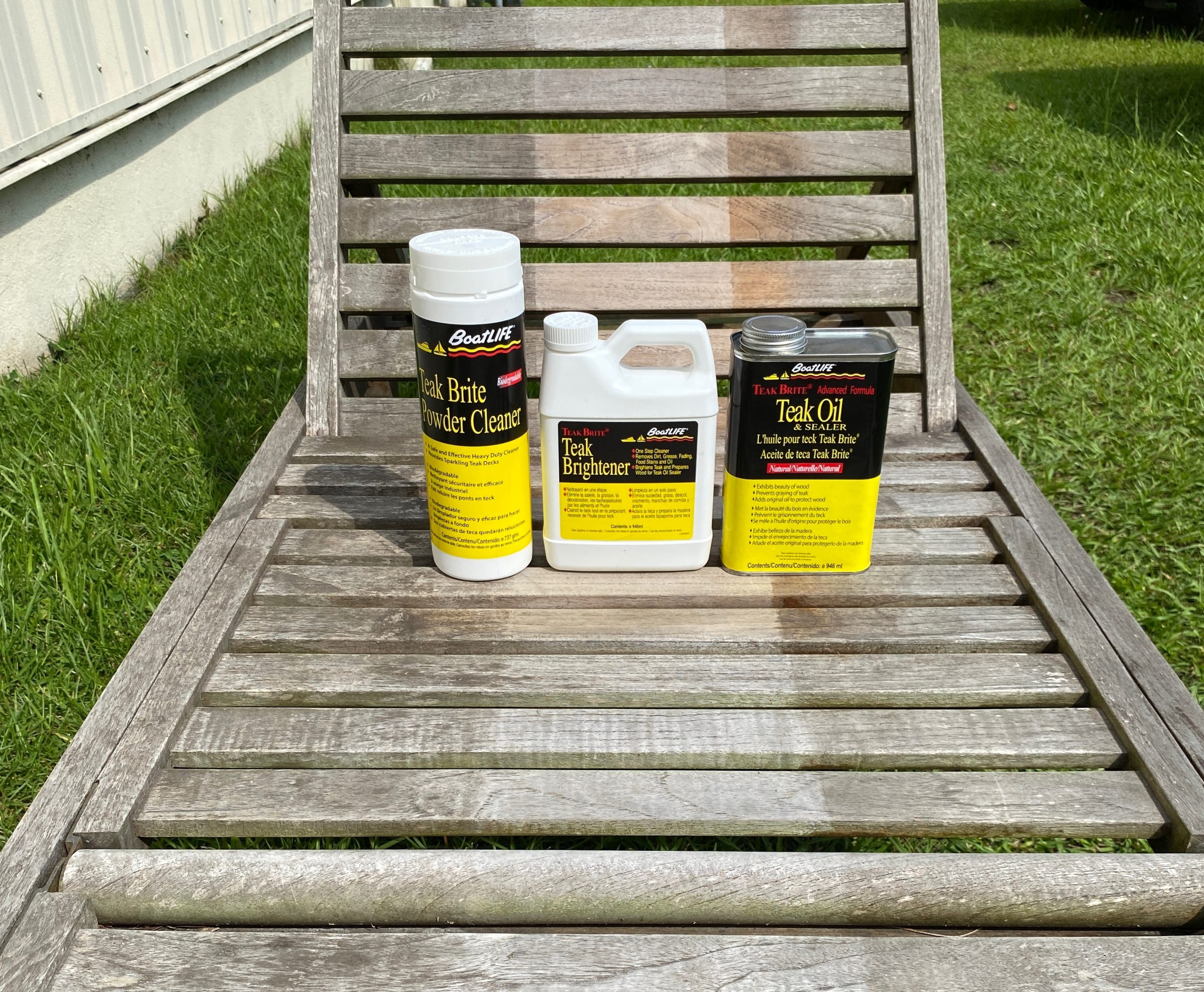 Teak Care how-to video and products used